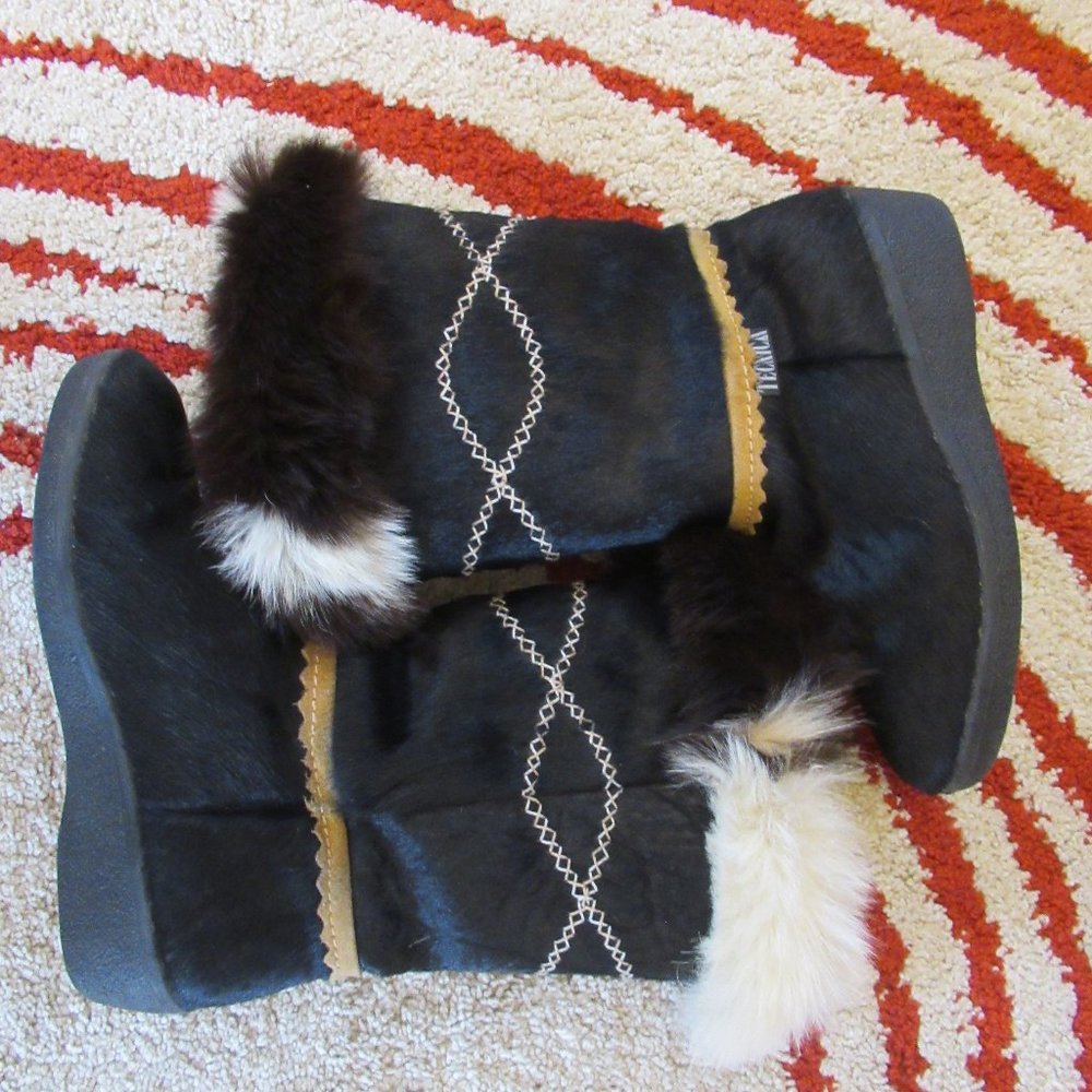 Tecnica Horsehair & Fur boots Excellent Condition EU size 39